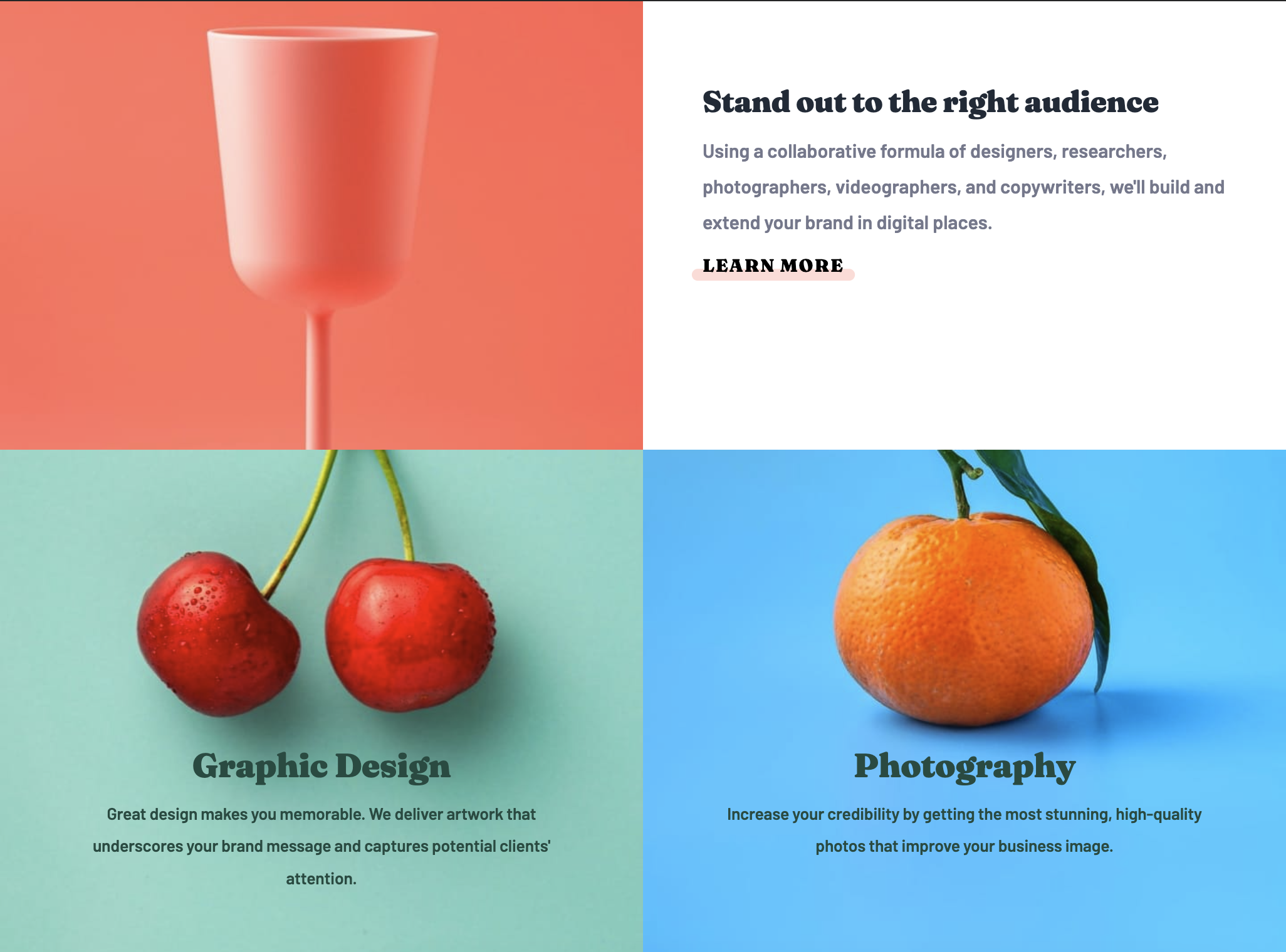 Agency Landing Page